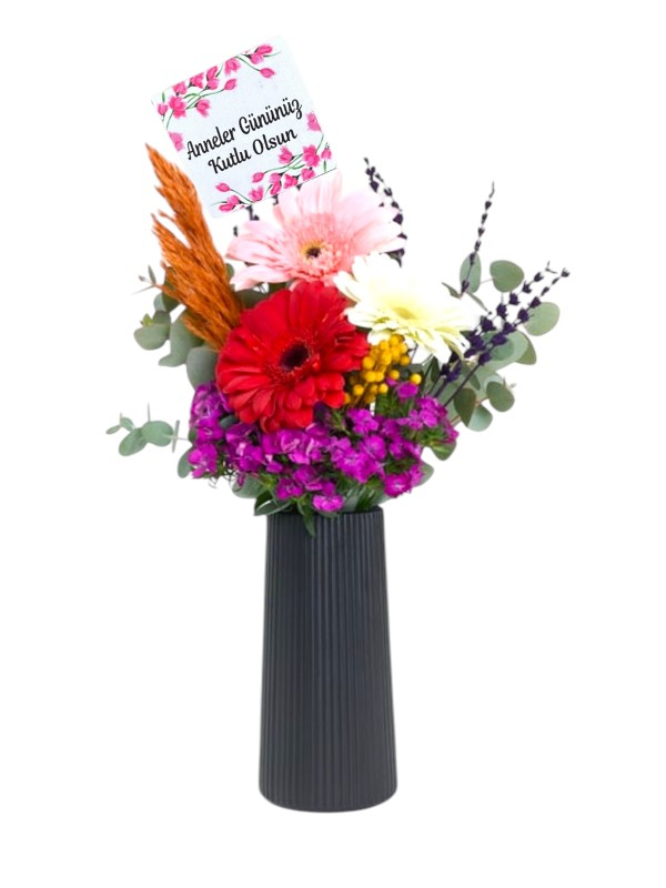 Anneler Günü Gerbera ve Papatya Aranjmanı