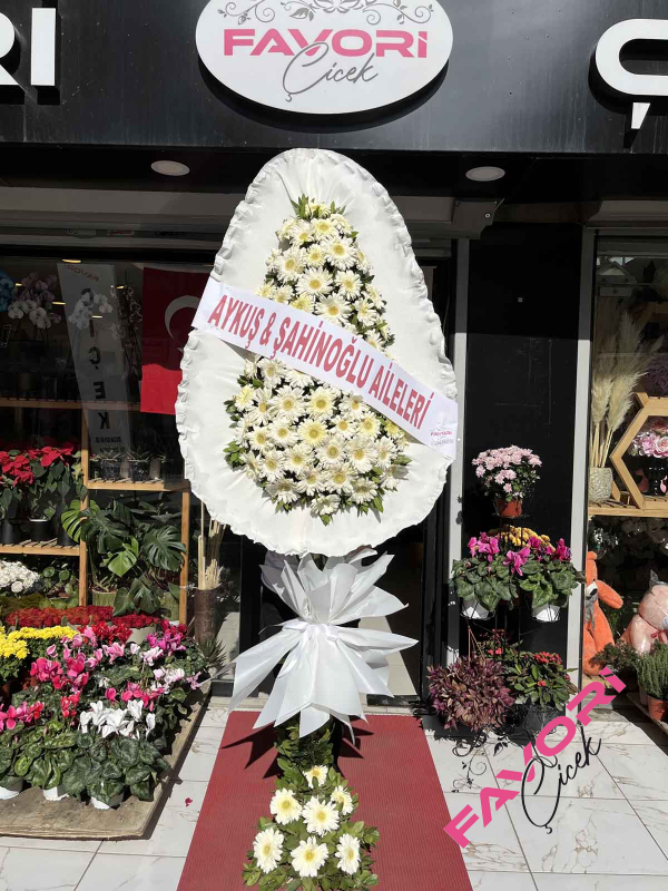 Beyaz Düğün Açılış Çelengi