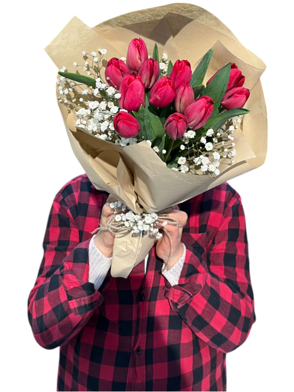 Kırmızı Lale Buketi