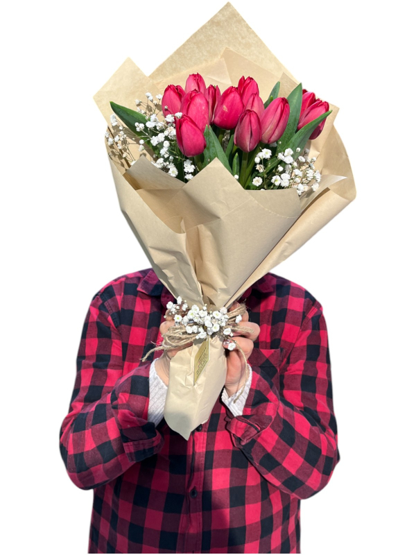 Kırmızı Lale Buketi