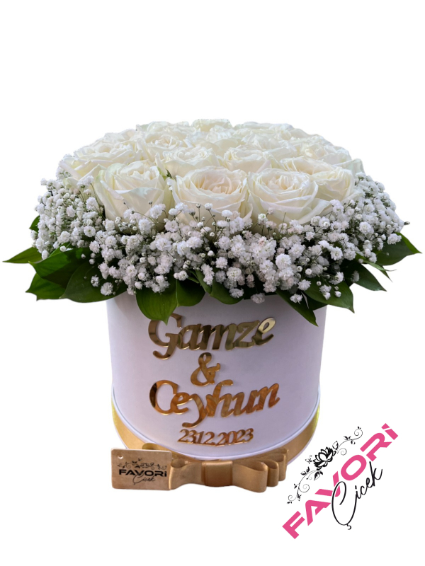 Kutuda Beyaz Güller