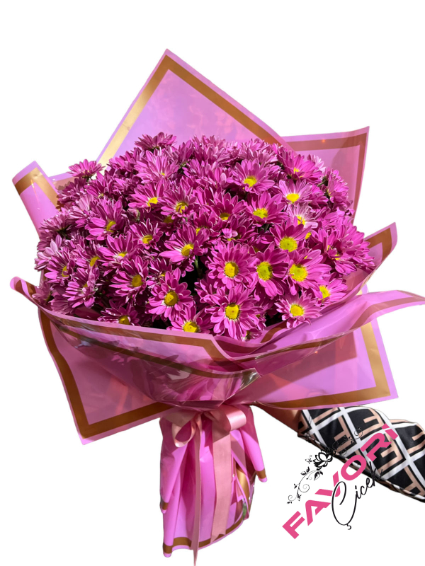 Pembe Papatya Buketi